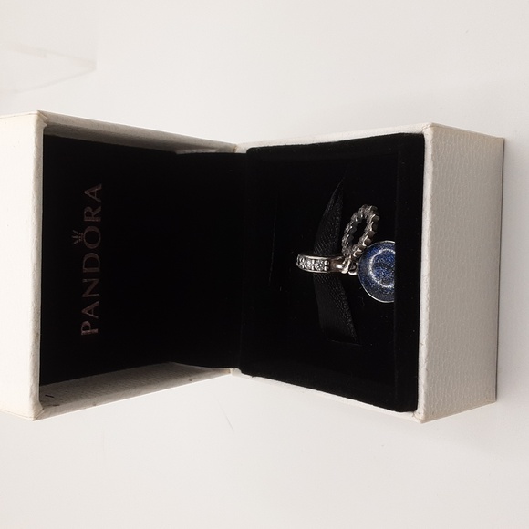 Authentic Pandora Inspirational Stars Dangle Charm - Excellent Used Condition - Picture 1 of 6
